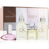CALVIN KLEIN LADIES SET W (ETERNITY EDP 5ML + EUPHORIA EDP 4ML + 2X CK ONE EDT 10ML)