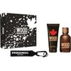 DSQUARED2 WOOD POUR HOMME GIFT SET EDT 100 ML, SHOWER GEL 100 ML AND KEYCHAIN