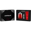 MONT BLANC LEGEND RED GIFT SET EDP 100 ML, MINIATURE EDP 7.5 ML AND SHOWER GEL 100 ML