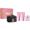 VERSACE BRIGHT CRYSTAL GIFT SET EDT 90 ML, BODY LOTION 100 ML, SHOWER GEL 100 ML AND COSMETIC BAG