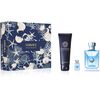 VERSACE POUR HOMME GIFT SET EDT 100 ML, MINIATURKA EDT 5 ML A SHOWER GEL 150 ML