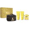 VERSACE YELLOW DIAMOND GIFT SET EDT 90 ML, BODY LOTION 100 ML, SHOWER GEL 100 ML AND COSMETIC BAG