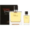 HERMÈS TERRE D'HERMES PURE PERFUME GIFT SET PARFUM 75 ML AND MINIATURE 12.5 ML