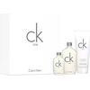 CALVIN KLEIN CK ONE SET EDT 100 ML + EDT 15 ML + SHOWER GEL 100 ML