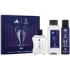ADIDAS UEFA CHAMPIONS LEAGUE GOAL GIFT SET EDT 100 ML, SHOWER GEL 250 ML A DEOSPRAY 150 ML