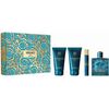 VERSACE EROS GIFT SET EDP 100 ML, AFTER SHAVE BALM 75 ML, SHOWER GEL 75 ML AND MINIATURE EDP 10 ML