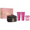 VERSACE BRIGHT CRYSTAL ABSOLU GIFT SET EDP 90 ML, BODY LOTION 100 ML, SHOWER GEL 100 ML AND COSMETIC BAG