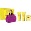 VERSACE YELLOW DIAMOND GIFT SET EDT 90 ML, BODY LOTION 100 ML, SHOWER GEL 100 ML AND HANDBAG