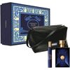 VERSACE DYLAN BLUE POUR HOMME EDT 100 ML + EDT 10 ML + COSMETIC BAG GIFT SET