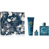 VERSACE EROS EAU DE PARFUM GIFT SET EDP 100 ML, MINIATURE EDP 5 ML A SHOWER GEL 150 ML