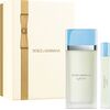 DOLCE GABBANA LIGHT BLUE EAU DE TOILETTE NEW GIFT SET EDT 100 ML A MINIATURE EDT 10 ML