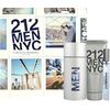 CAROLINA HERRERA 212 MEN GIFT SET EDT 100 ML AFTER SHAVE GEL (GEL, AFTER SHAVE) 212 MEN 100 ML AND 212 MINIATURES MEN EDT 10 ML