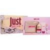 CAVALLI ROBERTO JUST CAVALLI GIFT SET EDT 90 ML, SHOWER GEL 100 ML, MINIATURKA EDT 15 ML A KOSMETICKÁ TAŠKA