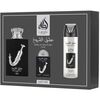 LATTAFA ISHQ AL SHUYUKH SILVER GIFT SET EDP 100 ML, DEOSPRAY 200 ML A EDP 20 ML