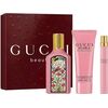 GUCCI FLORA GORGEOUS GARDENIA GIFT SET EDP 100 ML, MINIATURE EDP 10 ML A BODY LOTION 50 ML