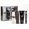 CUBA BLACK GIFT SET EDT 100 ML, EDT 35 ML, AFTER SHAVE ( AFTERSHAVE )  100 ML A SHOWER GEL 200 ML