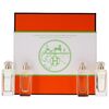 HERMÈS UN JARDIN DISCOVERY SET MINIATURE COLLECTION GIFT SET EDTN JARDIN SUR LA LAGUNE 7,5 ML A EDTN JARDIN A CYTHERE 7,5 ML A EDTN JARDIN SUR LE NIL 7
