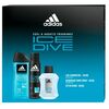 ADIDAS ICE DIVE GIFT SET AFTERSHAVE 100 ML, SHOWER GEL 250 ML AND DEODORANT 150 ML