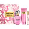 CAVALLI ROBERTO PARADISO ROSA DÁRKOVÁ SADA EDP 75 ML, TĚLOVÉ MLÉKO 100 ML A MINIATURKA EDP 15 ML