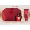 GUESS SEDUCTIVE RED GIFT SET EDT 75 ML, BODY LOTION 100 ML, MINIATURE EDT 15 ML AND COSMETIC BAG