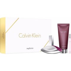 CALVIN KLEIN EUPHORIA EDP 100 ML + BODY LOTION 200 ML + EDP ROLL-ON 10 ML GIFT SET