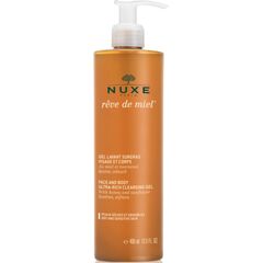 NUXE REVE DE MIEL FACE & BODY ULTRA-RICH CLEANSING SHOWER GEL 400ML