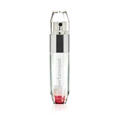TRAVALO PERFUME POD CRYSTAL REFILLABLE PERFUME SPRAYER 5 ML SILVER
