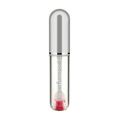 TRAVALO PERFUME POD PURE REFILLABLE PERFUME SPRAYER 5 ML SILVER