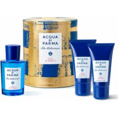 ACQUA DI PARMA BLU MEDITERRANEO - FICO DI AMALFI GIFT SET EDT 100 ML, SHOWER GEL 75 ML A TEKUTÉ MÝDLO 75 ML