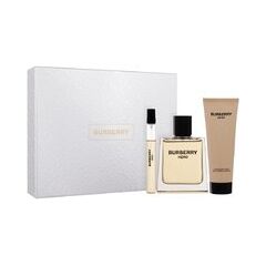 BURBERRY HERO GIFT SET EDT 100 ML, SHOWER GEL 75 ML AND MINIATURE EDT 10 ML