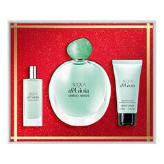 ARMANI GIORGIO ACQUA DI GIOIA GIFT SET EDP 100 ML, BODY LOTION 50 ML A MINIATURKA EDP 10 ML