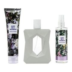 ARIANA GRANDE GOD IS A WOMAN GIFT SET EDP 100ML, BODY CREAM 100ML AND BODY VEIL 118ML
