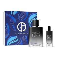 ARMANI GIORGIO ACQUA DI GIO PARFUM GIFT SET PARFUM 100 ML AND MINIATURE 15 ML