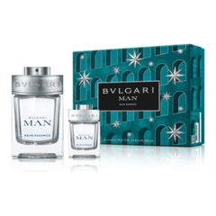 BVLGARI MAN RAIN ESSENCE GIFT SET EDP 100 ML AND MINIATURE EDP 15 ML