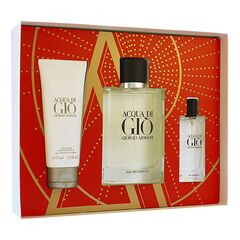 ARMANI GIORGIO ACQUA DI GIO MAN EAU DE PARFUM GIFT SET EDP 125 ML, SHOWER GEL 75 ML AND MINIATURE EDP 15 ML