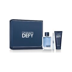 CALVIN KLEIN DEFY GIFT SET EDT 100 ML, MINIATURE EDT 10 ML AND SHOWER GEL FOR BODY AND HAIR 100 ML