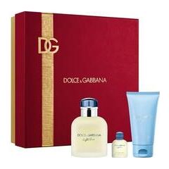 DOLCE GABBANA LIGHT BLUE POUR HOMME GIFT SET EDT 75 ML, SHOWER GEL 50 ML A MINIATURKA EDT 4,5 ML