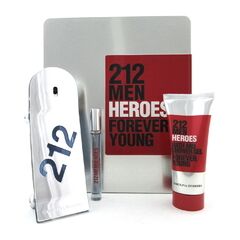 CAROLINA HERRERA 212 MEN HEROES GIFT SET EDT 90 ML, SHOWER GEL 100 ML A MINIATURKA EDT 10 ML