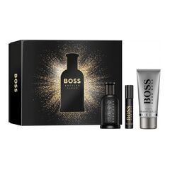 HUGO BOSS BOSS BOTTLED PARFUM GIFT SET PARFUM 100 ML, MINIATURKA 10 ML A SHOWER GEL 100 ML