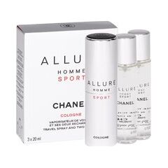 CHANEL ALLURE HOMME SPORT COLOGNE EDC ( 3 X 20 ML )