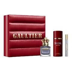 JEAN PAUL GAULTIER SCANDAL POUR HOMME GIFT SET EDT 100 ML, DEOSPRAY 150 ML AND MINIATURE EDT 10 ML
