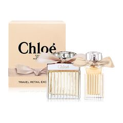 CHLOÉ CHLOE GIFT SET EDP 75 AND HANDBAG PACKAGING CHLOE EDP 20 ML