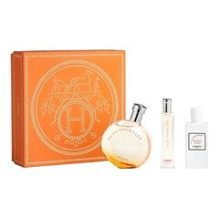 HERMÈS EAU DES MERVEILLES GIFT SET EDT 50ML, BODY LOTION 40ML AND EDT 15ML