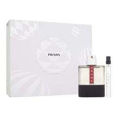 PRADA LUNA ROSSA CARBON GIFT SET EDT 100 ML AND MINIATURE EDT 10 ML