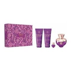 VERSACE DYLAN PURPLE POUR FEMME GIFT SET EDP 100 ML, SHOWER GEL 100 ML, SHOWER GEL 100 ML A MINIATURKA EDP 5 ML