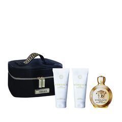 VERSACE EROS POUR FEMME GIFT SET EDP 100 ML, BODY LOTION 100 ML, SHOWER GEL 100 ML AND HANDBAG
