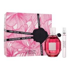 VIKTOR & ROLF FLOWERBOMB RUBY ORCHID GIFT SET EDP 100 ML AND MINIATURE EDP 10 ML