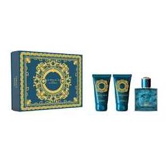 VERSACE EROS GIFT SET 50 ML EDT, SHOWER GEL AND EROS 50 ML AFTER SHAVE BALSAM EROS 50 ML