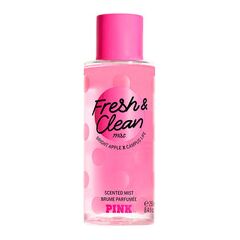 VICTORIA´S SECRET PINK FRESH & CLEAN BRIGHT APPLE X CAMPUS LIFE TĚLOVÝ SPREJ 250ML