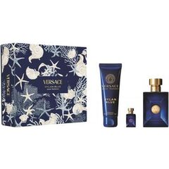VERSACE DYLAN BLUE GIFT SET EDT 100 ML, MINIATURKA EDT 5 ML A SHOWER GEL 150 ML